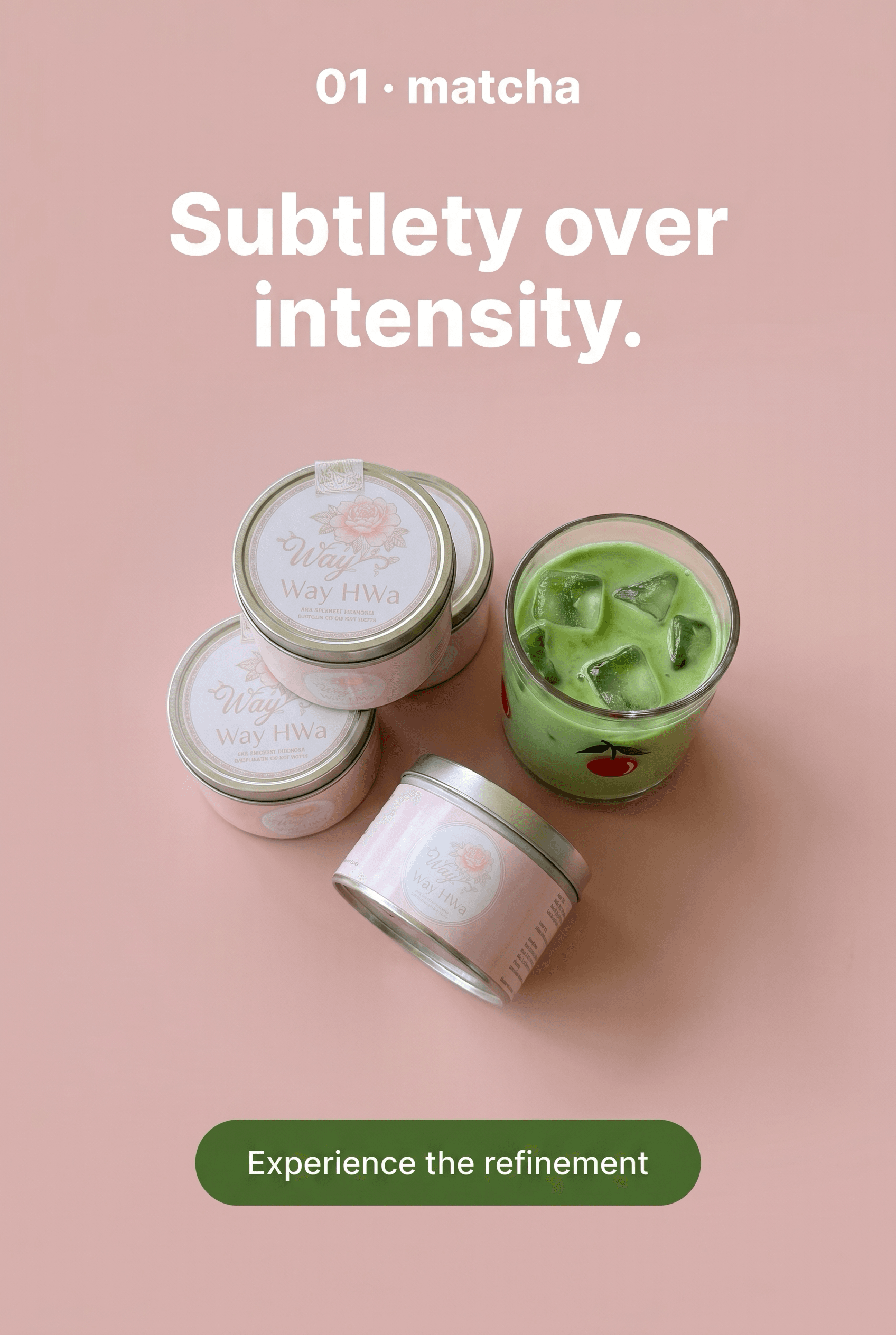 Way HWa Pure Matcha Powder — 30g Subtlety view