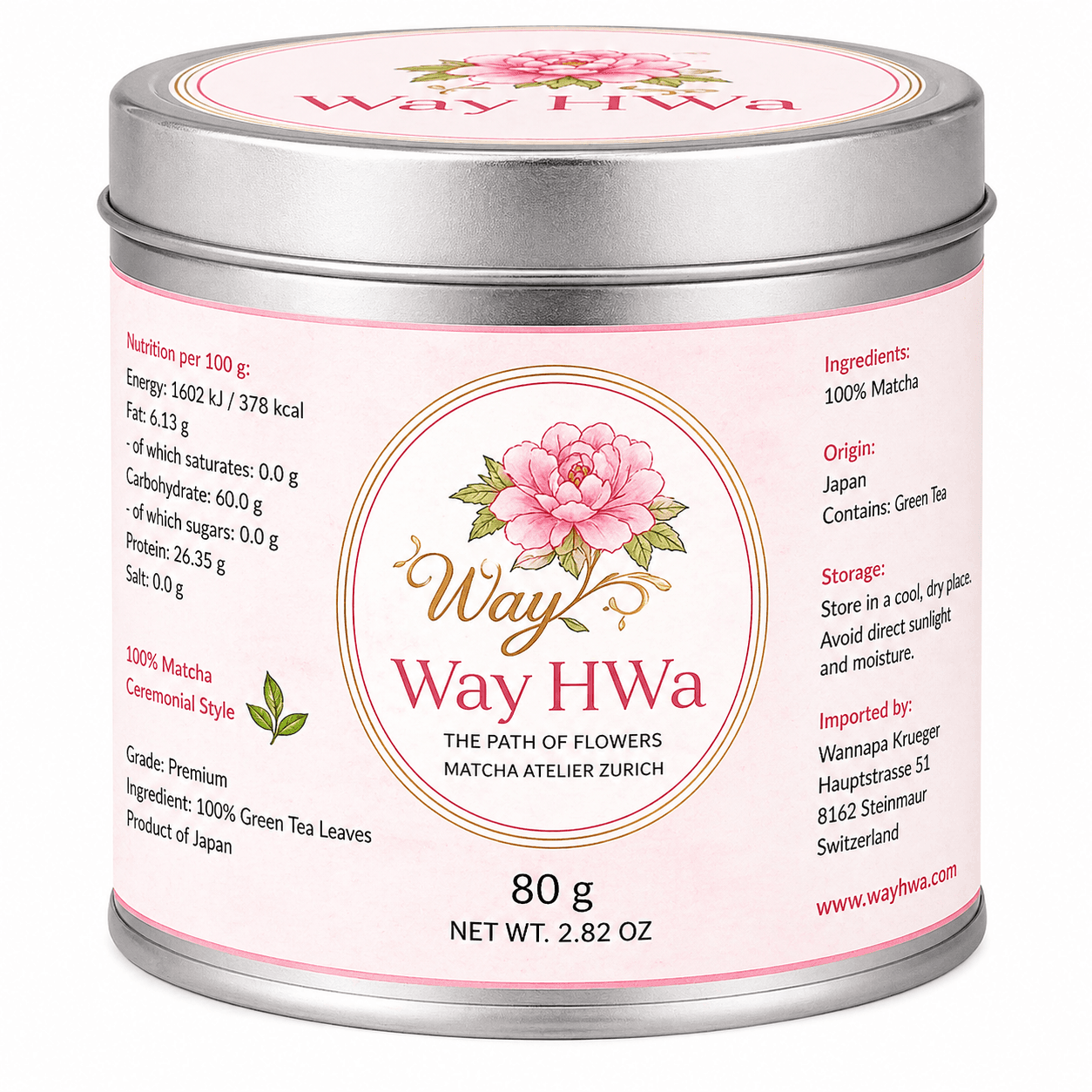 Ceremonial Matcha — 80g product tin